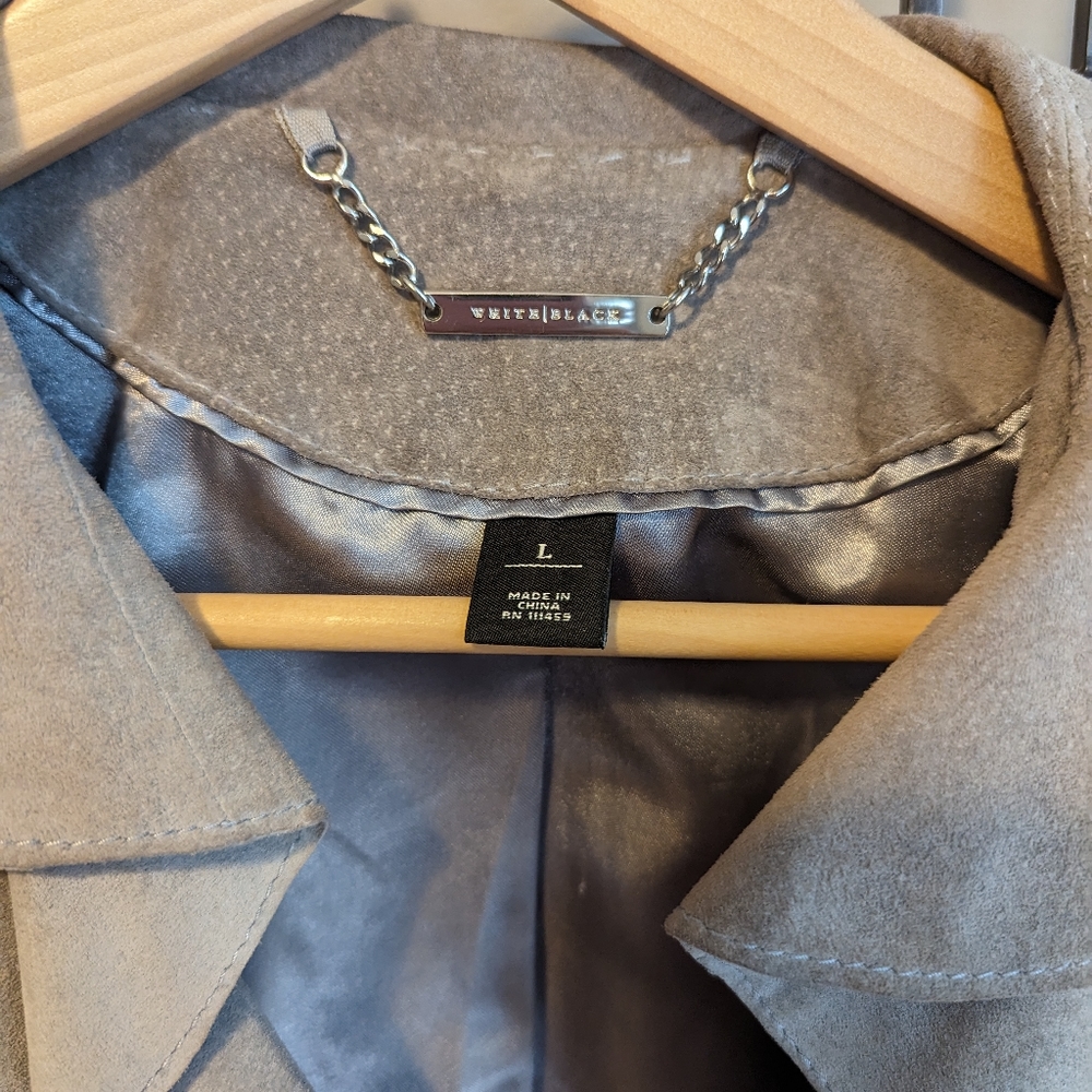 WHBM Suede Ruffle Jacket - Picture 3 of 10